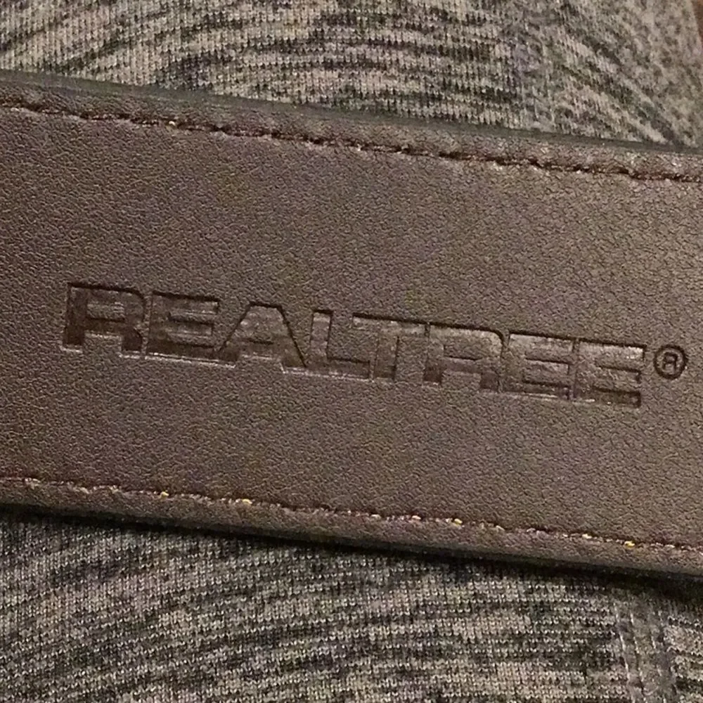 Realtree Brown Leather Camo Print Sportsman Belt NEW